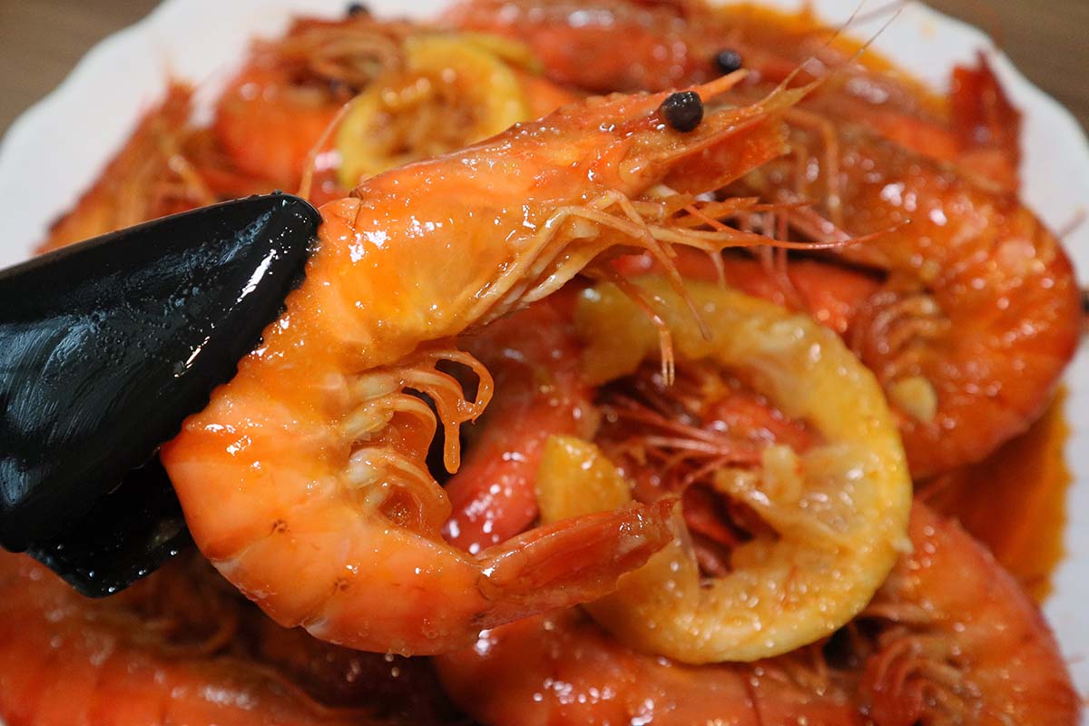 manna pot - prawns