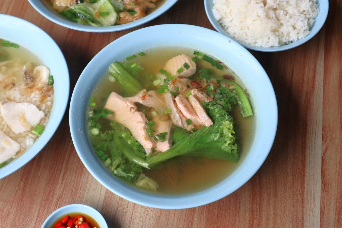 MEI FA - salmon soup