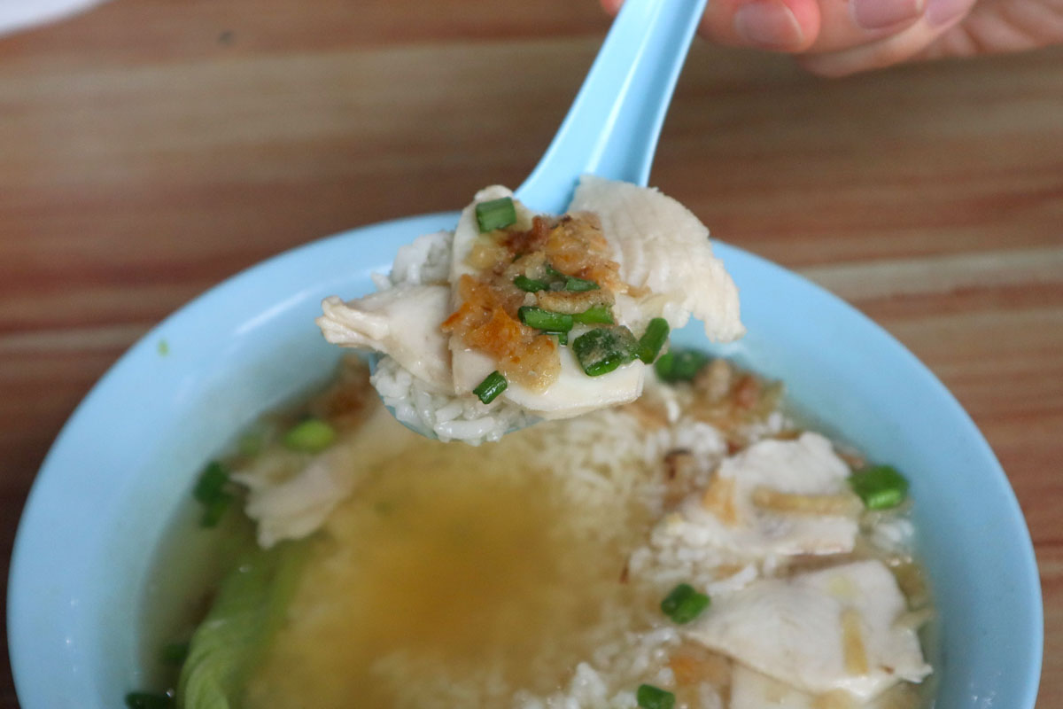 MEI FA - fish congee closeup
