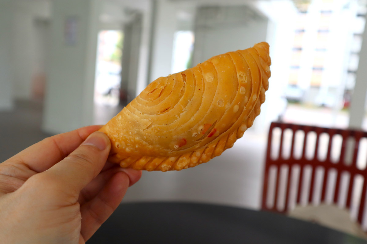 best-rated curry puffs - otah closeup
