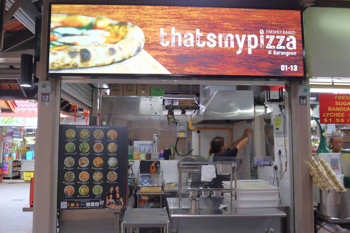 chomp chomp new entrants - thats my pizza stallfront