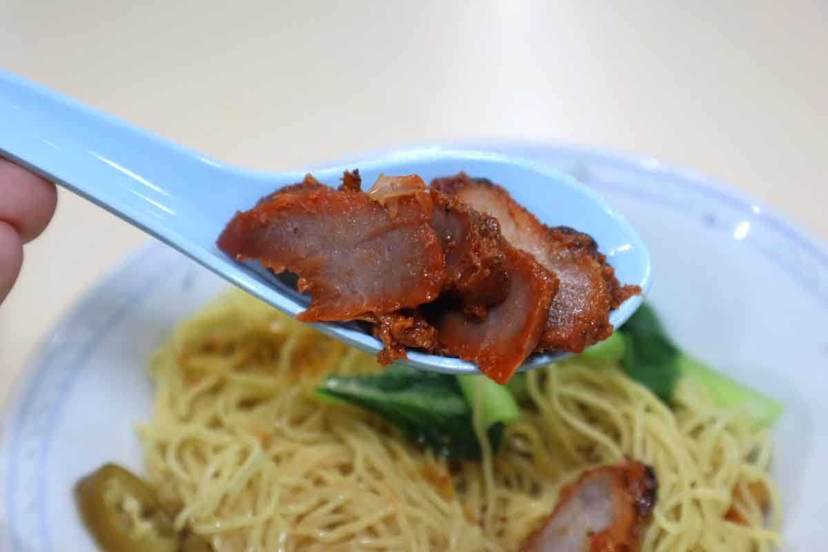 yap kee wanton mee - char siew