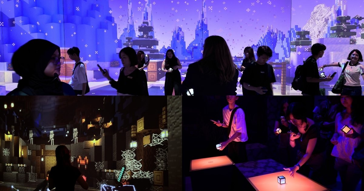 Minecraft Experience - people enjoying the event