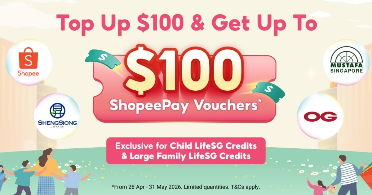 ShopeePay LifeSG credits- shopeepay vouchers