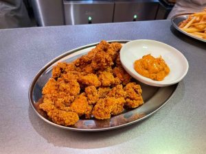 Smash Street - Chicken Poppers with Chili Crunch Aioli