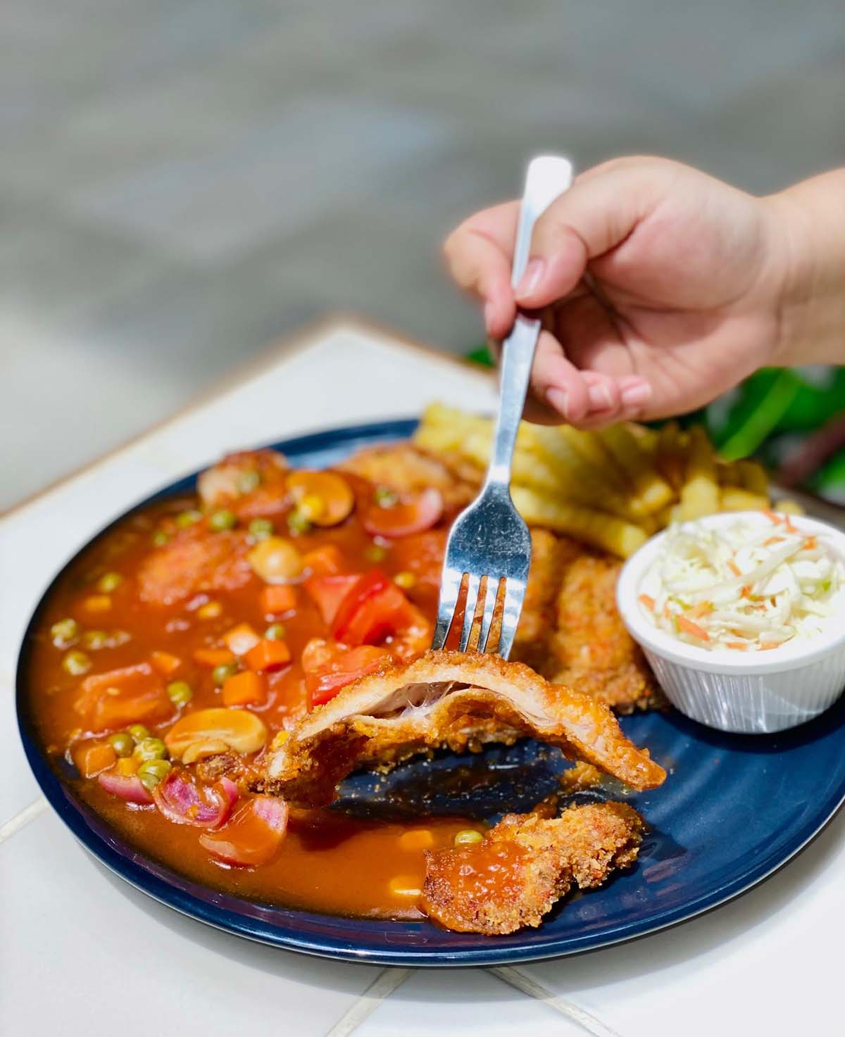 Hometown Hainan Coffee - Chicken cutlet