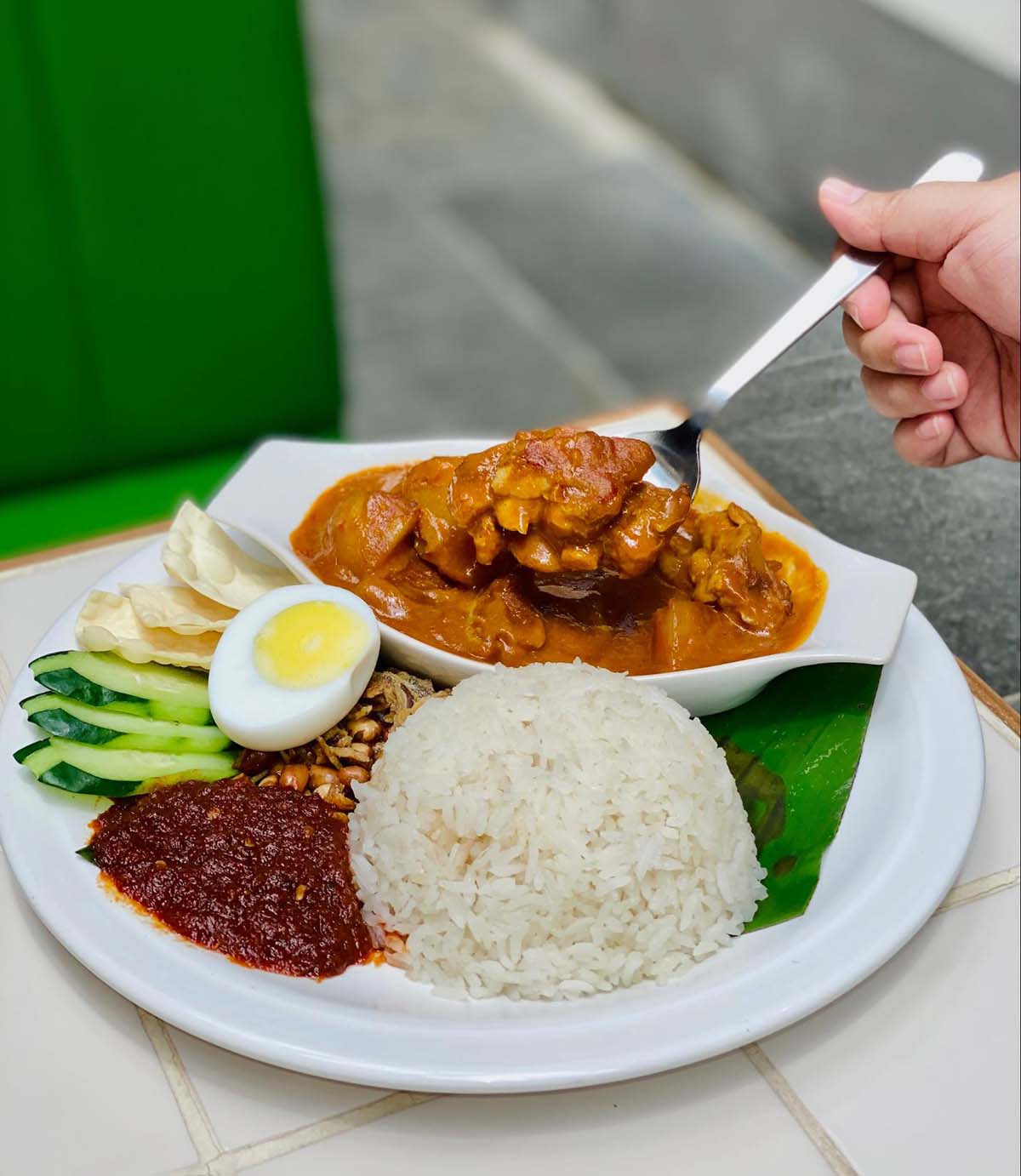 Hometown Hainan Coffee - Curry chicken