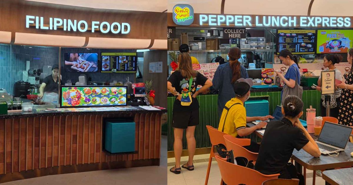 hillion mall food hall - old stalls