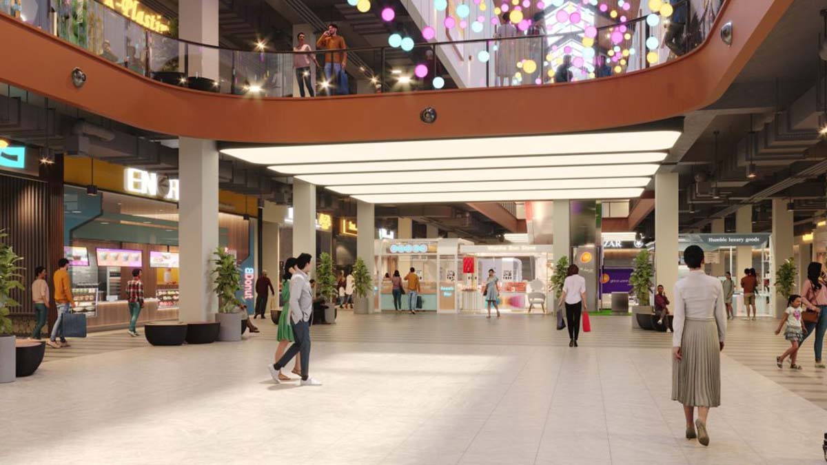 Coalfields Retail Park - Inside the mall