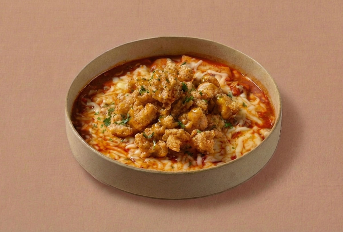 JUNGHEE - Kimchi Cheese Tteokbokki