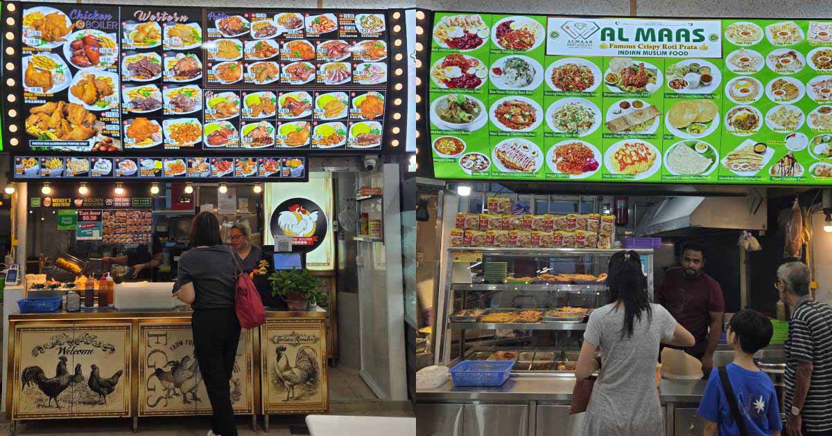 JFD Kopitiam - old stalls