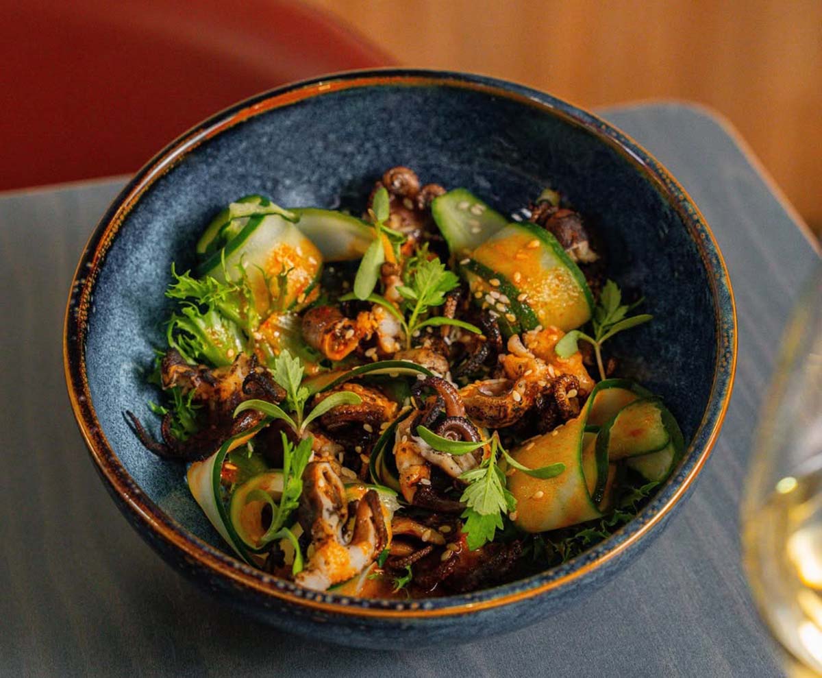 Upperdeck KL - Baby octopus salad