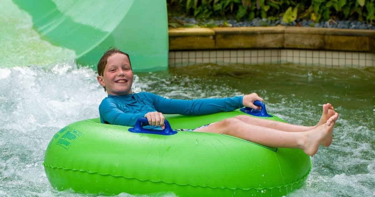 15 best things to do this June holidays in SG - Sanrio Hapidanbui Summer at Adventure Cove Waterpark (image of people having fun)