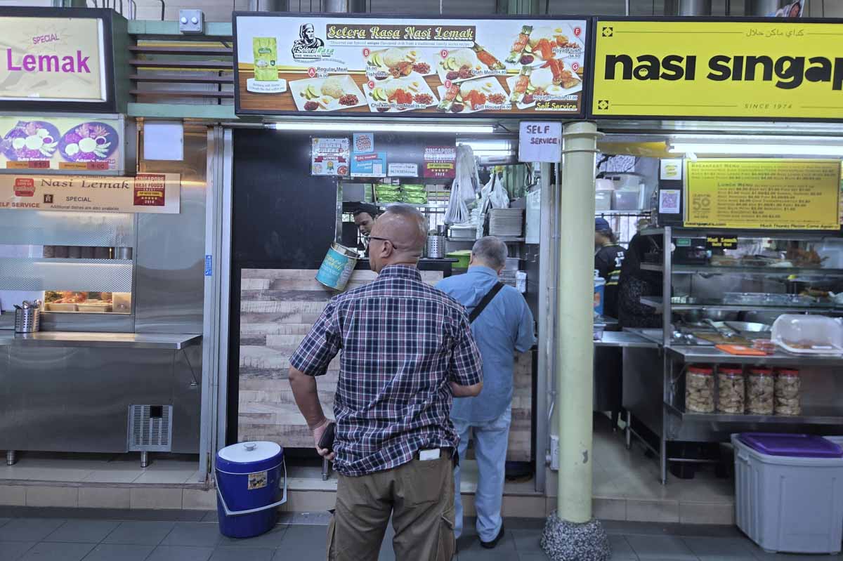 new vs old nasi lemak - selera rasa