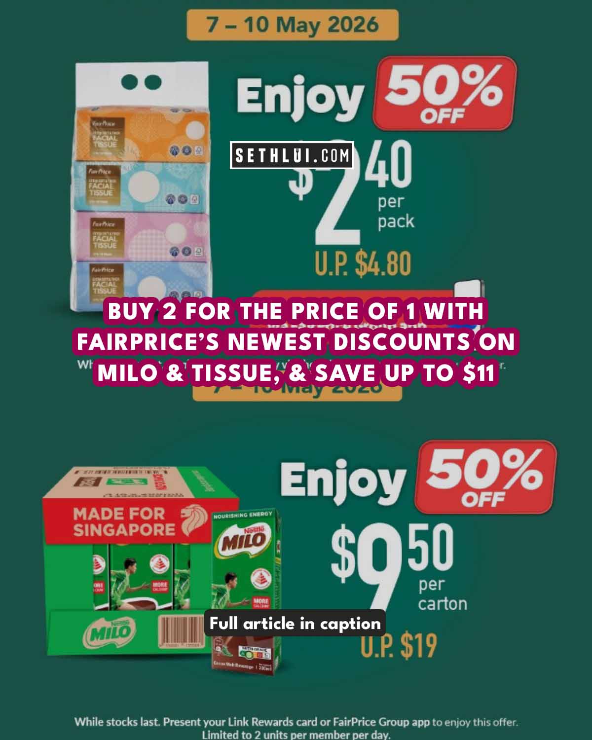 Fairprice Discount - Featured Image