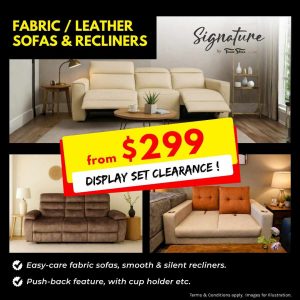 Four Star Clearance Sale - Sale on the sofas ad