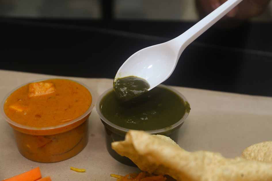 Lau Pa Sat - maya indian veggie delight palak paneer