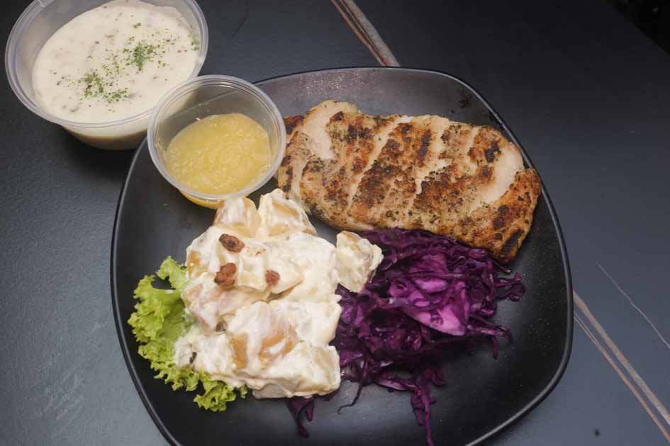 Lau Pa Sat - Flint Speciality Grill grilled usa pork chop