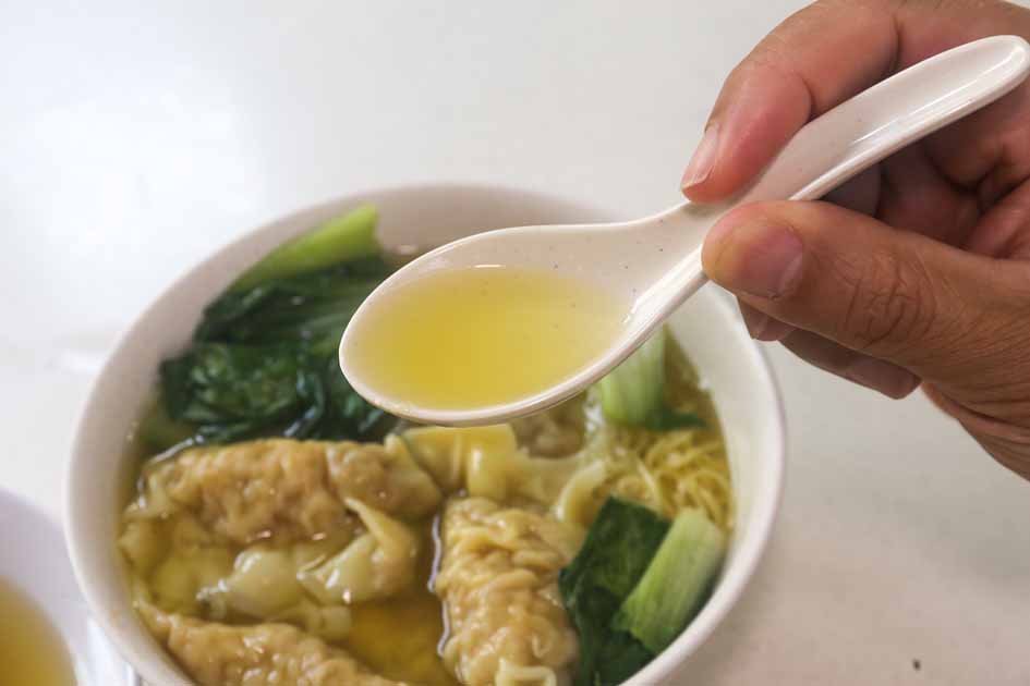 lucky wantan mee - soup