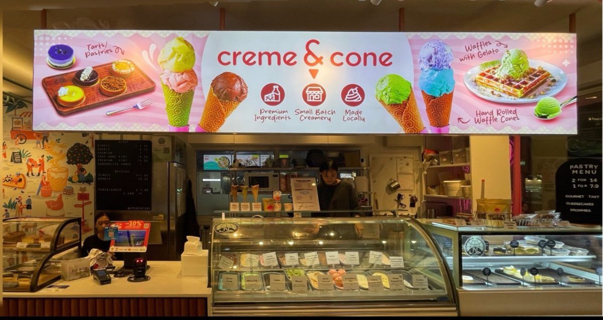 Lau Pa Sat - creme & cone