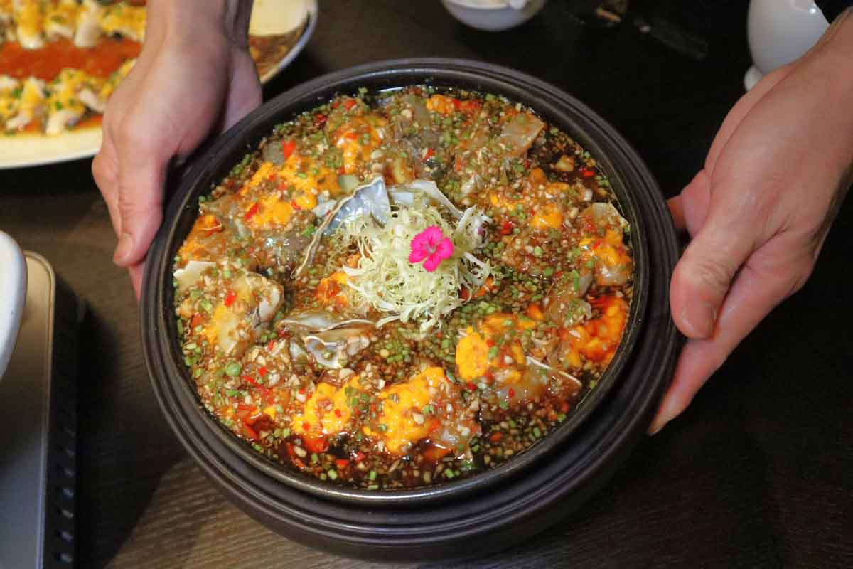 Pure Gem - marinated crab