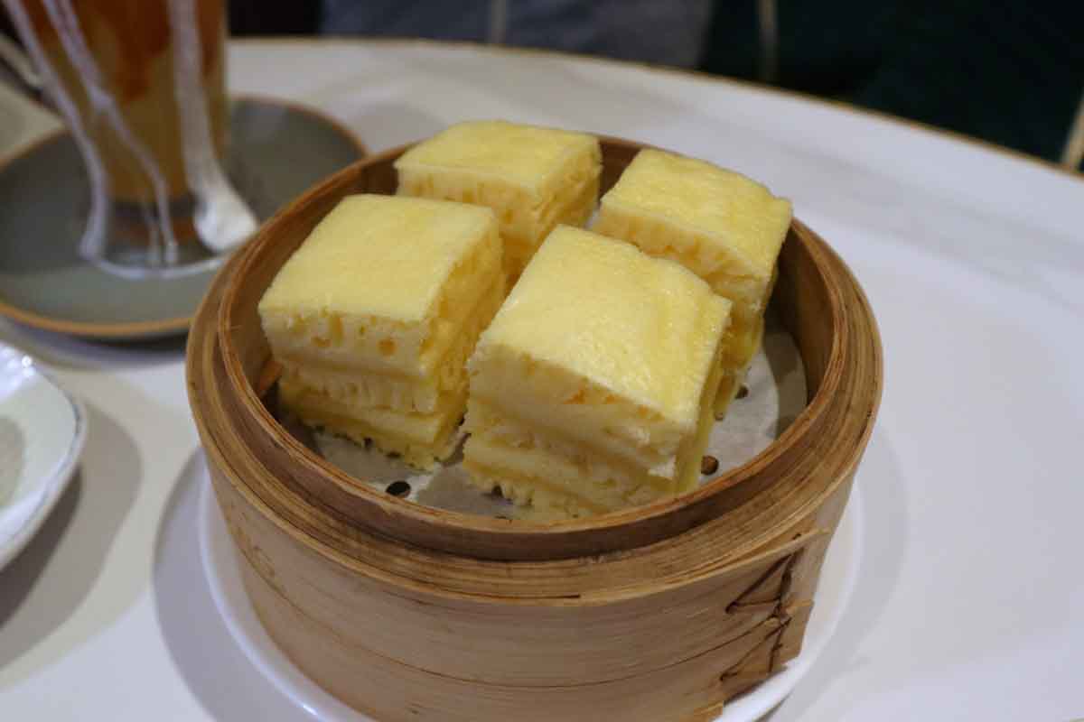loong dim sum - musang durian cake