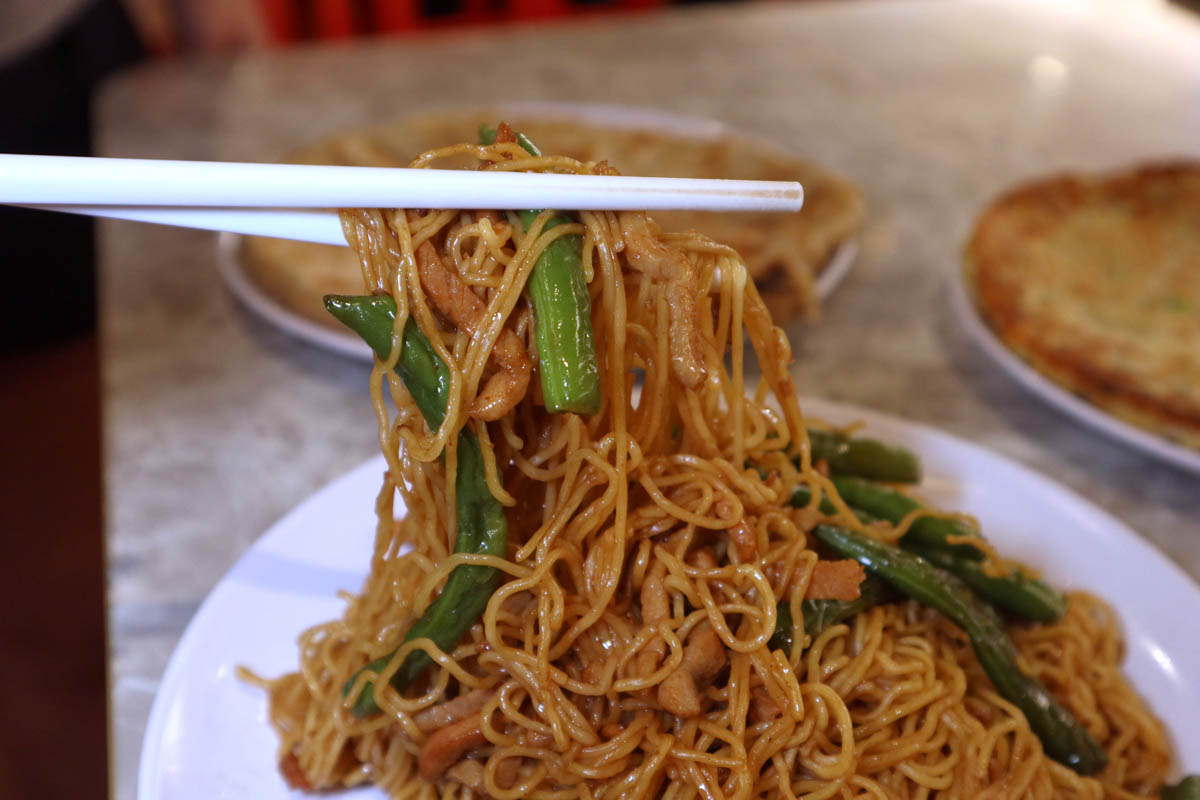 Jingdong roti - noodles closeup