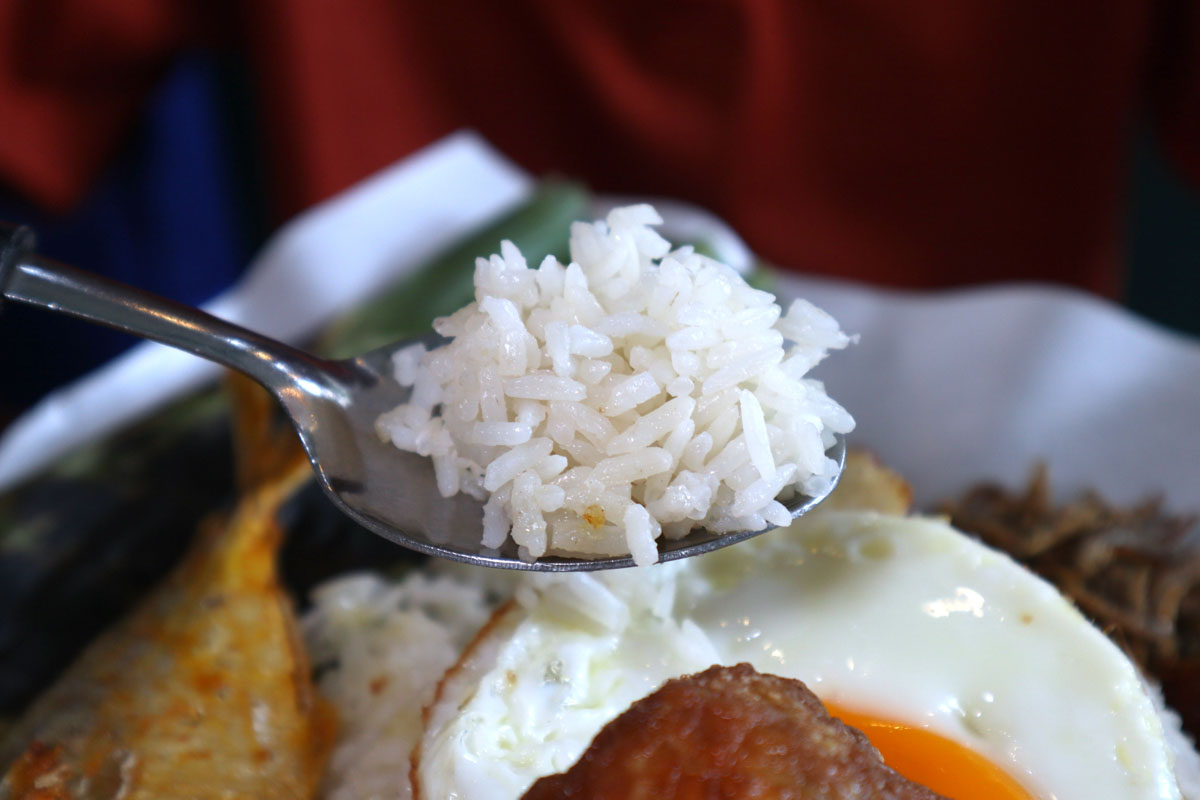 new vs old nasi lemak - So Lemak rice