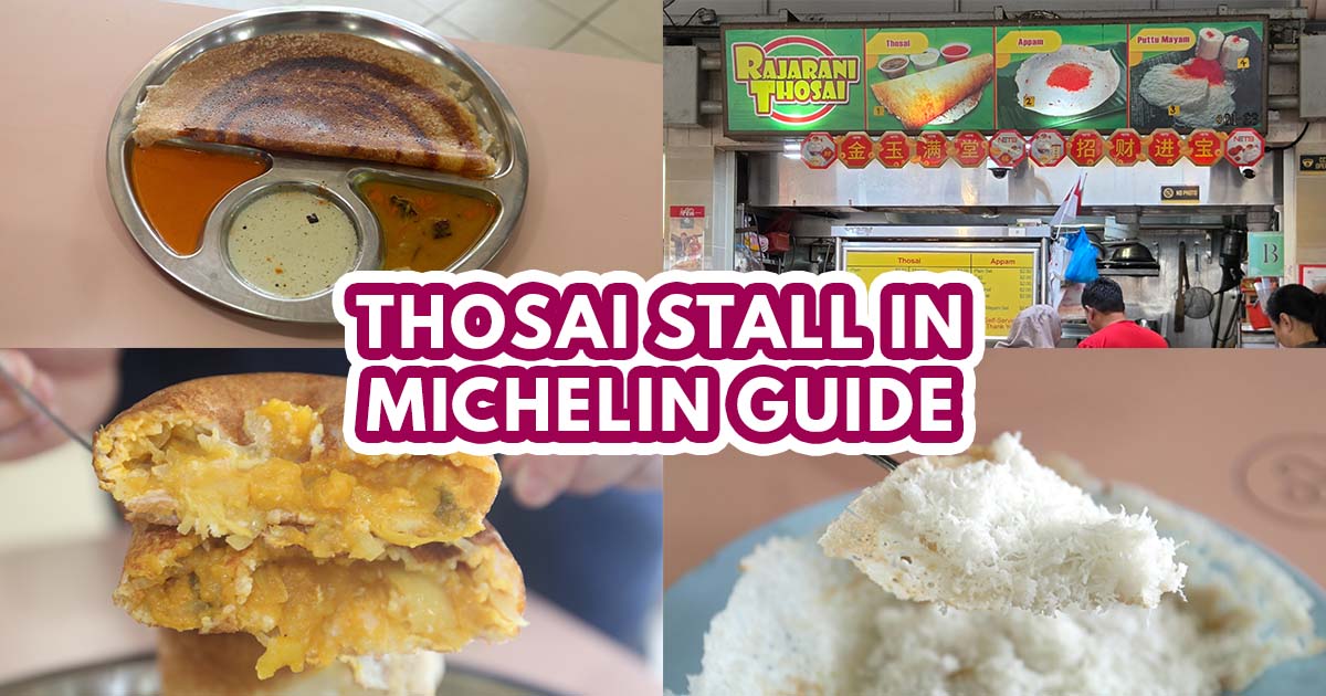 rajarani thosai newly in michelin guide- feature image
