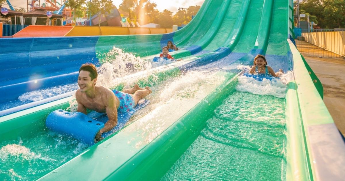 NTUC members can enjoy 1-For-1 Wild Wild Wet tickets this may - people enjoying the water park