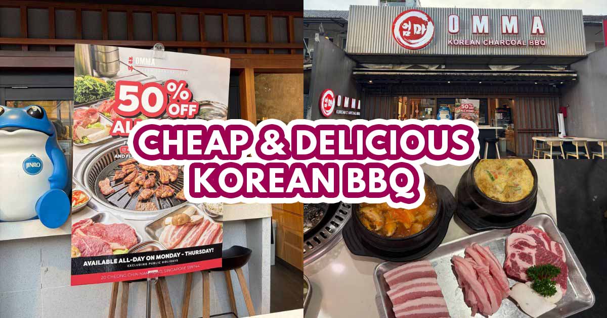 Omma Korean Charcoal BBQ deal - Featured Image