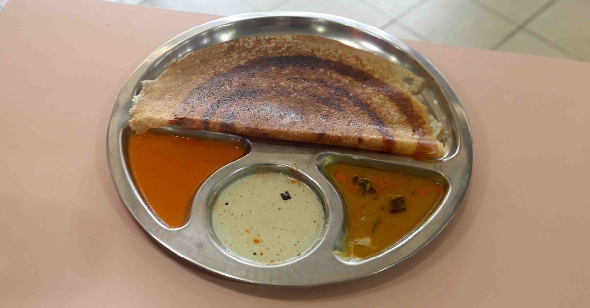 rajarani thosai newly in michelin guide - cereal thosai