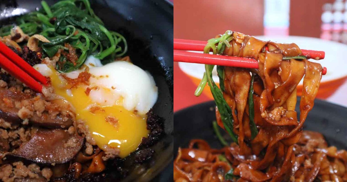 Kazan Cuisine - egg breaking and noodle tossing