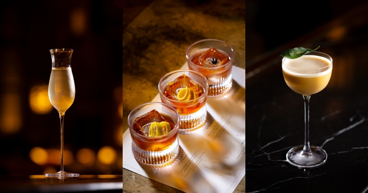best cocktail bars in Singapore - ALTAS (images of the drinks)