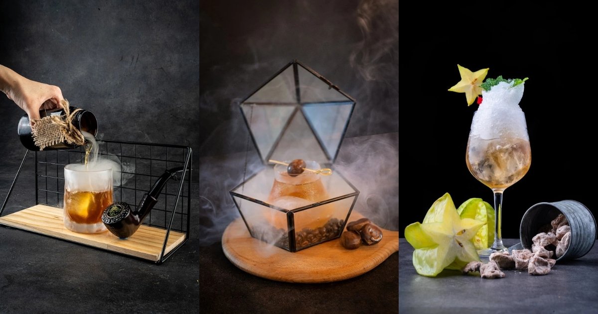best cocktail bars in Singapore - Hopscotch (image of the drink)