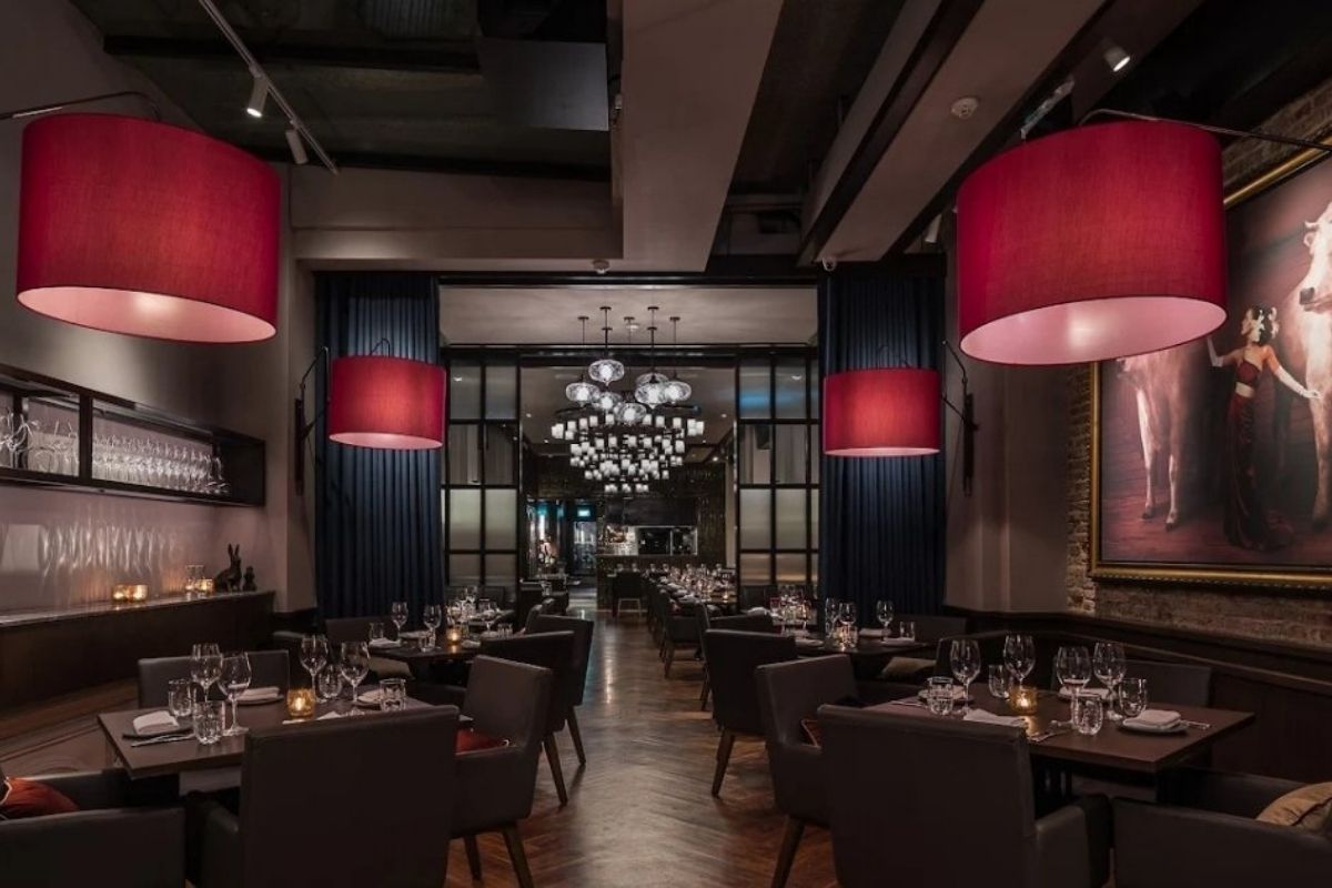 best steaks singapore - bistecca tuscan steakhouse interior