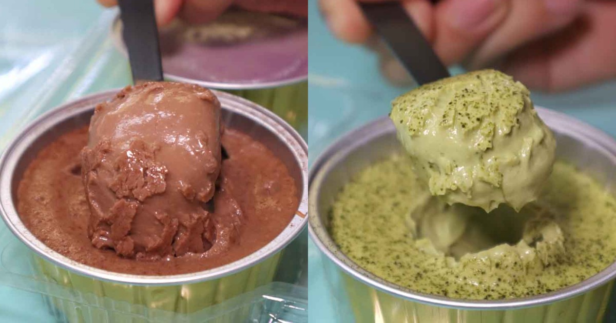 vic mini lava - chocolate n matcha