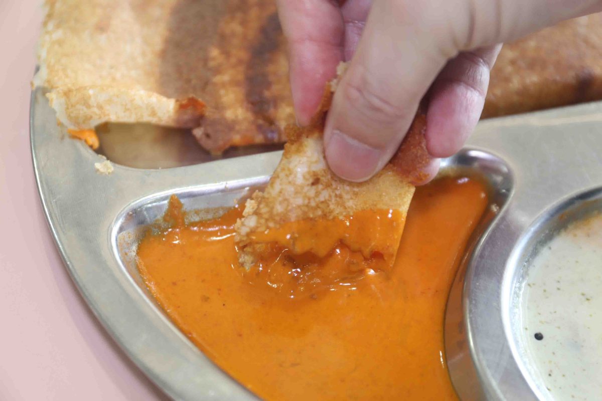 rajarani thosai newly in michelin guide - masala chutney