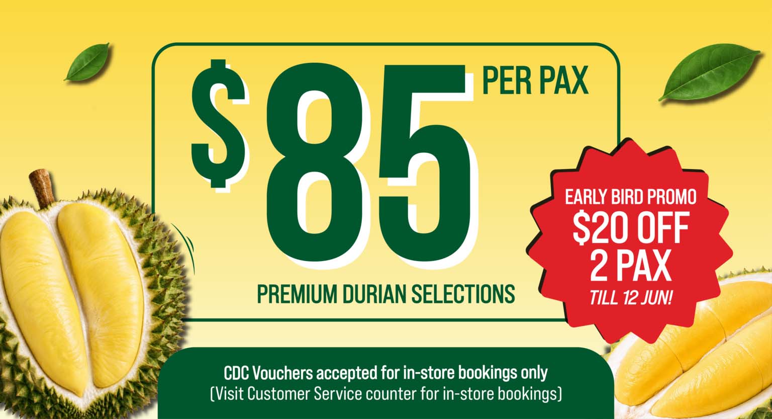 fairprice durian flash sale 2026 - durian buffet