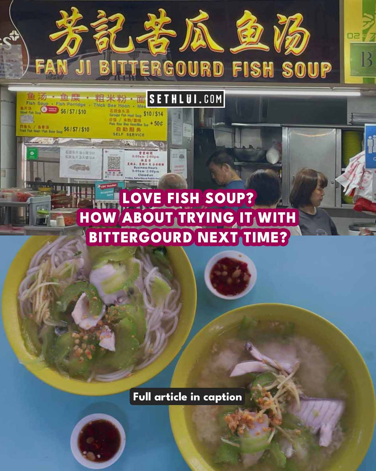 fan ji bittergourd fish soup - feature image