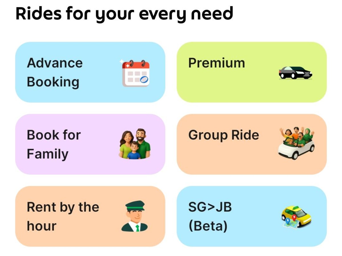 JB SG Travel Guide - Grab screenshot