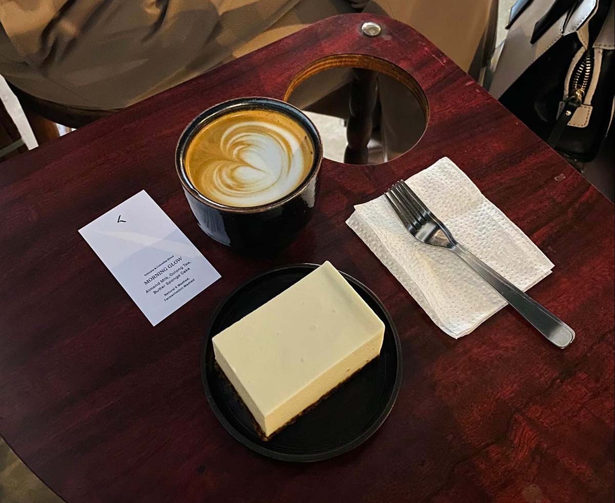 Kuro Coffee - Tofu cheesecake