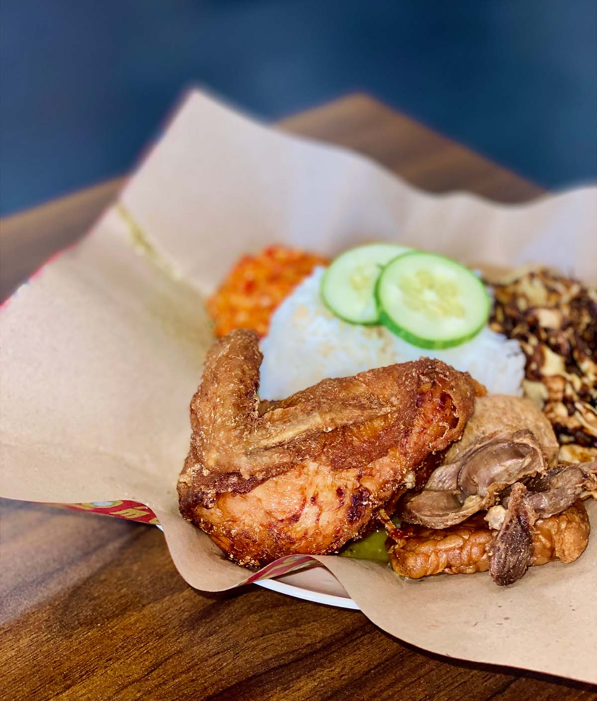 Ole Ayam Gepuk - Fried chicken
