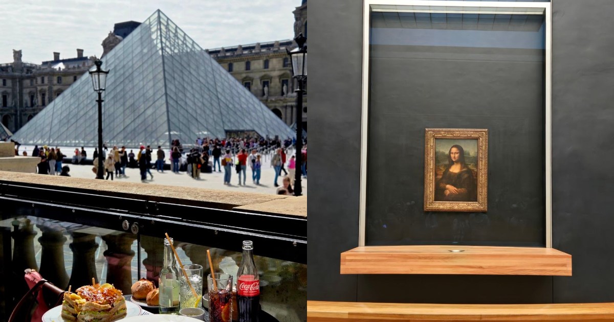 paris - louvre and mona lisa