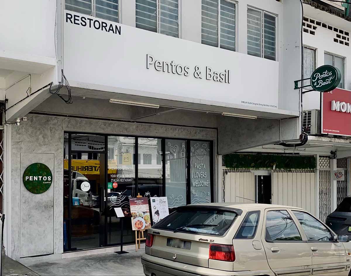 Pentos & Basil - Storefront