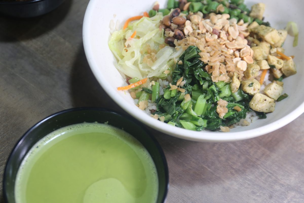 fire flies - rice with thunder tea
