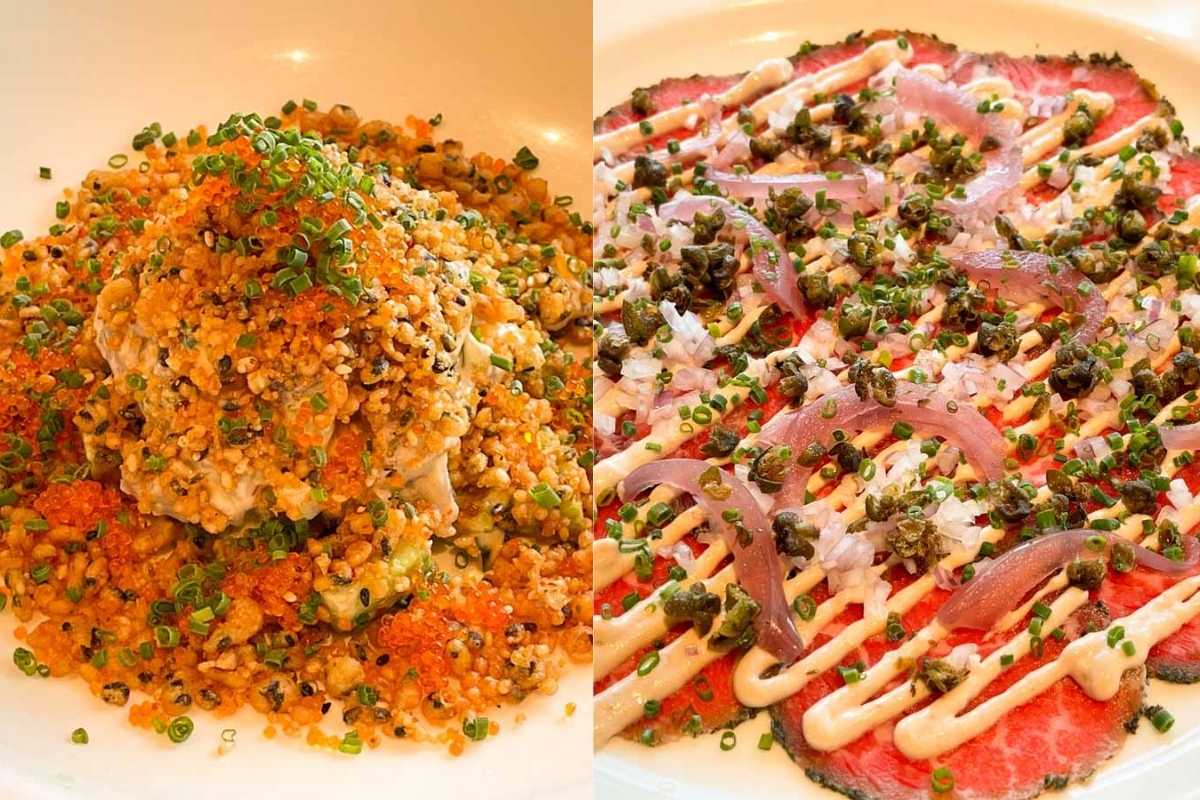 best steaks singapore - wooloomooloo tuna tartare and australian wagyu carpaccio