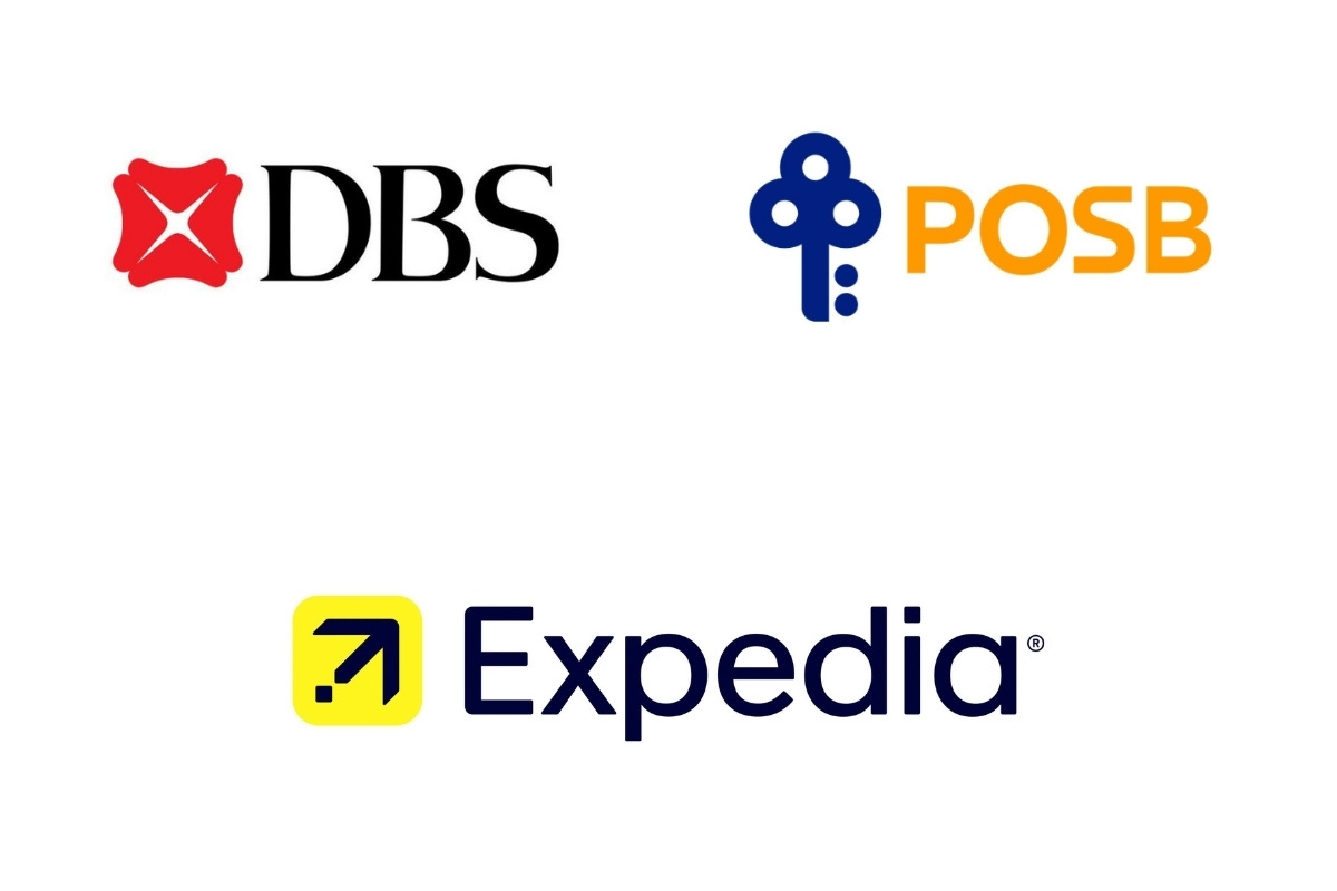 DBS/POSB & Expedia - image of the logos