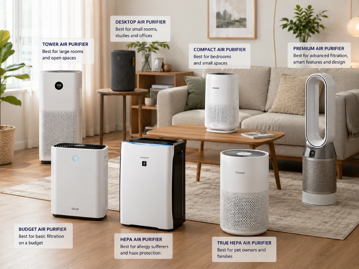 How to choose an air purifier - types