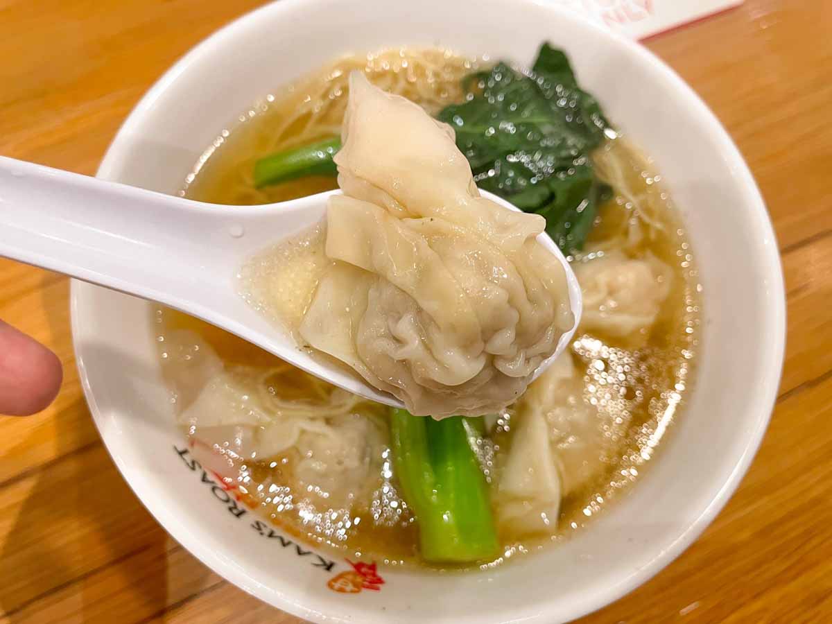authentic hk food - kams roast express wanton noodle2